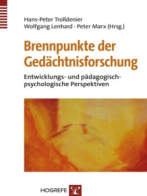 cover image of Brennpunkte der Gedächtnisforschung